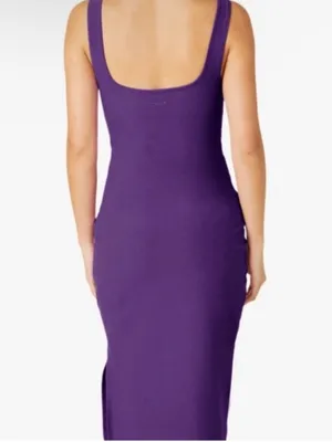 Beyond Yoga Spacedye Icon Midi Dress Size Small Purple thumbnail 4