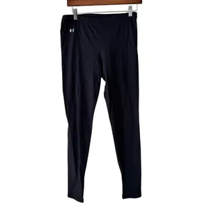 Under Armour Women's Black‎ Leggings Athletic Stretch Activewear thumbnail 2