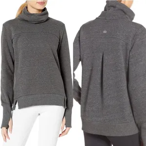 Alo Yoga Haze funnel neck Sweatshirt size medium‎ in grey thumbnail 2