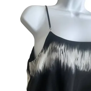 Lulus Women Boho Ethereal Maxi Dress S Black White Abstract‎ Ikat thumbnail 5