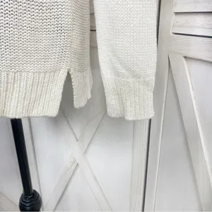 Apt. 9 Chunky Multi Knit Crew Neck‎ Tunic Sweater Cream Winter White XL thumbnail 6