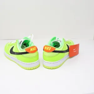 NEW Nike Dunk Low Se Glow In The Dark Volt Black Total Orange Sneakers Shoes 7.5 thumbnail 3