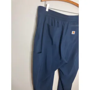Carhartt Scrub Pants Womens XL Navy Excellent Liberty Jogger Cargo C53110 thumbnail 5