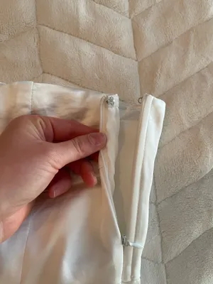 Altar'd State strapless mini satin dress thumbnail 4