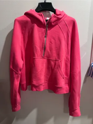 Lululemon Scuba Oversized Half-Zip Hoodie - Pink thumbnail 1