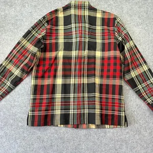Lauren‎ Ralph Lauren Women's Wool Plaid Button Down Shirt Red Black LRL Logo thumbnail 10
