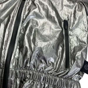 Lululemon X Barrys‎ Women's Titanium Foil Stronger As One Hooded Jacket Size 0 thumbnail 14