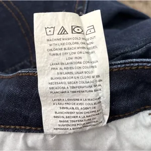 LEE Blue Jeans Womens Size 20 L Long Stretch Dark Wash Denim Straight 38X30 thumbnail 7