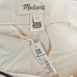 NWT Madewell Garment Dyed Low Slung Straight Cargo Pants Vintage Linen Beige 29 thumbnail 10