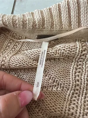 Free People Tan All Washed Out Cardigan Size Small thumbnail 4