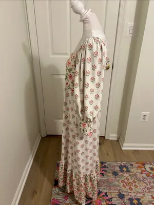 Tuckernuck Smith & Quinn Marigold Midi Cottagecore Dress New Size Medium thumbnail 7