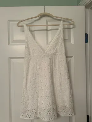 Urban Outfitters White Mini Dress thumbnail 2