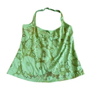Vintage Victoria’s Secret Semi Sheer Burnout Floral Butterfly Lounge Set thumbnail 3