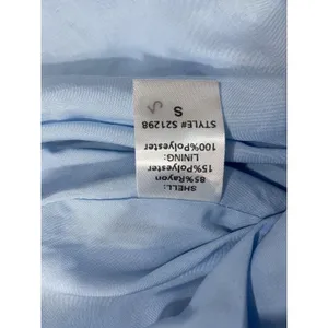 Lilyful Blue Solid Wrap V-Neck Tie Waist Lined Cap Sleeve Romper S Rayon thumbnail 9