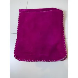 Y2K Vintage Suede Crossbody‎ Bag Women Floral Patchwork Boho Indie Cottagecore thumbnail 2