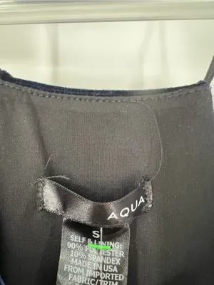Aqua Velvet Navy Blue Spaghetti Strap Camisole thumbnail 7