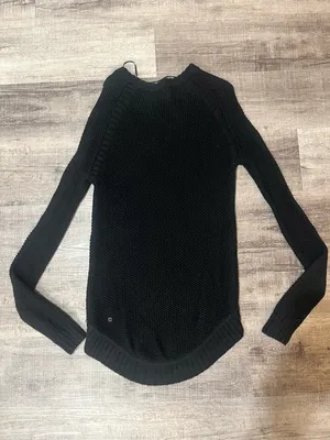 LULULEMON Passage Merino Wool Sweater in Black thumbnail 4