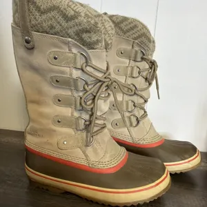 Women's Sorel Size 7 Joan Of Arctic Knit Winter Boots Waterproof Tall thumbnail 3