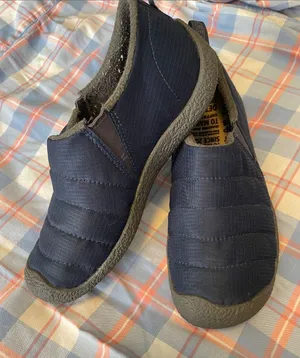 Keen Men's Navy Quilted Slip-On Loafers thumbnail 1