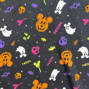 Disney Parks Halloween Mickey Jack O Lantern Lattice Back Top Small Black thumbnail 4