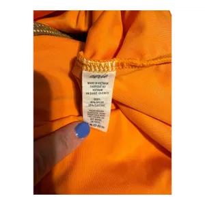 Aerie‎ Orange/Gold One Piece Cutout Swimsuit, Small thumbnail 7