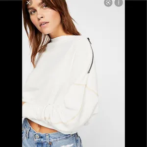 Free People top with zipper thumbnail 2