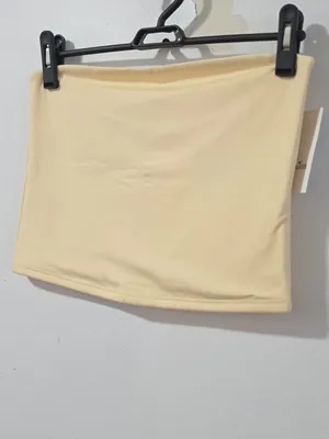 Hollister Soft Stretch Seamless Fabric Tube Top - Butter Yellow - Women's Size M thumbnail 3