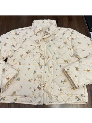 No Boundaries Quilted Bow Jacket Size Small thumbnail 2