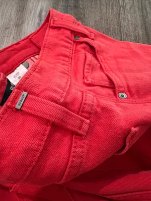 Hudson Jeans Gemma Red Jeans Shorts size 25 thumbnail 9