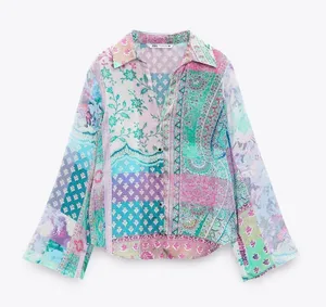 Floral Silk Top thumbnail 1