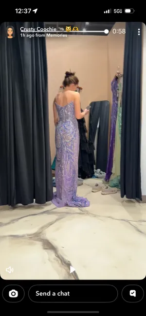 Purple Prom Dress Amarra Style 88291 thumbnail 2