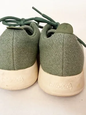 Allbirds Wool Runners Sneakers - Women's 7 - Green thumbnail 2