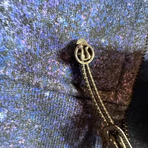 Lululemon Scuba Hoodie Full Zip Galaxy Cosmic Blue Purple Fleece Sz 8 Kangaroo thumbnail 13