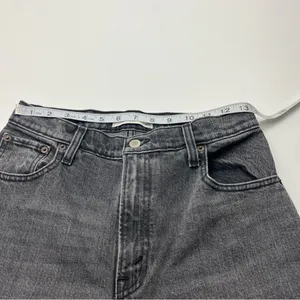 Abercrombie & Fitch 90s Straight‎ Ultra High Rise Womens Size 27 / 4 Black Jean thumbnail 7