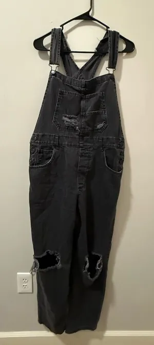 We‎ The Free Dark Gray Overalls thumbnail 1