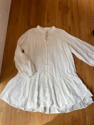 ZARA Pintuck Mini Dress NWT Size L thumbnail 9
