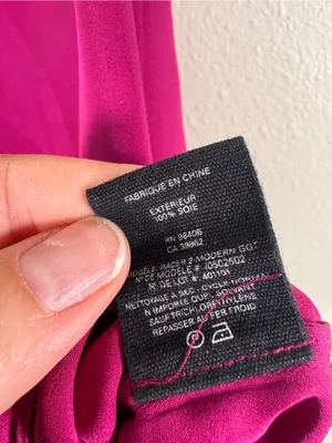 Theory Magenta Pink Silk Sleeveless Blouse Womens S Classic Corpcore Fall Top thumbnail 8