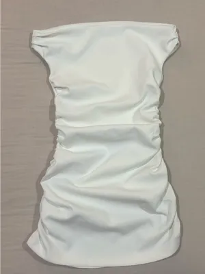 Peppermayo Morgan Off Shoulder Mini Dress Ivory thumbnail 3