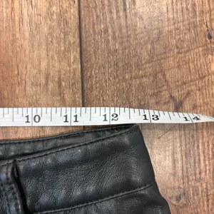 Aritzia Wilfred Melina Vegan Leather Pants Women Sz 2 Deep Green High Rise Straight thumbnail 8