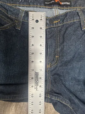 Wrangler FR Fire Resistant Womens Jeans CAT2 13x32 Work Embroidered 10FRW10CH thumbnail 7