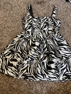 Forever 21 zebra dress thumbnail 1