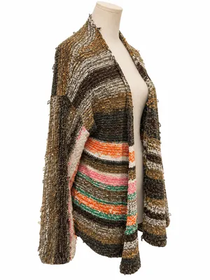 POL Distressed Oversized Open-Front Cardigan Sweater – Size Small thumbnail 3