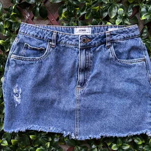 Cotton On Blue Denim Mini Skirt thumbnail 1