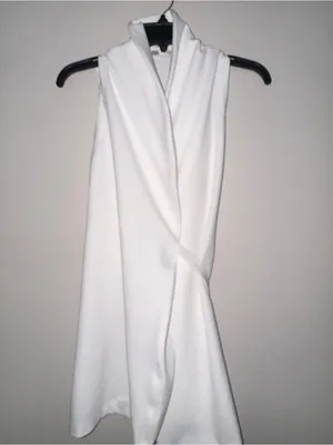 Zara White Mini Dress Sz S thumbnail 3