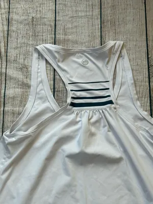 Southern Tide Tank Top Size Medium Malia Racerback Womens Classic White thumbnail 6