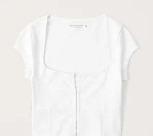Abercrombie Cotton Seamless Fabric Corset Top thumbnail 1