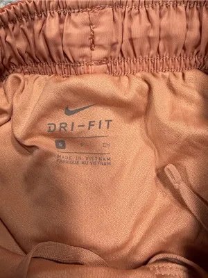Nike Women's Rust Orange Running Shorts small thumbnail 2