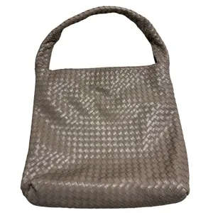 Source Unknown Woven Shoulder Bag Purse Taupe Neutral Spring Trendy thumbnail 1