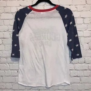 Florida Georgia Line Graphic Raglan Tee Star Sleeve Small‎ thumbnail 4