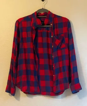 American Eagle Outfitters Plaid Button Up thumbnail 1